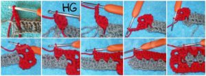 how to crochet granny rectangle (Round 2)