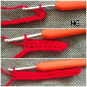How to Crochet Granny Stripes-Round 1