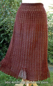 Crochet Skirts Free Pattern-Shell Summer Skirt