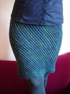 Crochet Skirts Free Patter-Slanted Skirt