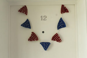 American flag bunting-crochet patterns for 4th July