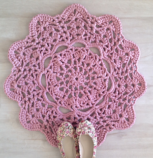 Crochet T-shirt Yarn Rug