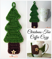 33 Free Easy Crochet Patterns for Christmas Themed Cup and Mug Cozy