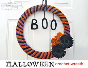 Halloween Crochet Wreaths