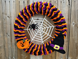 16 Halloween Crochet Wreaths You Would Absolutely Love