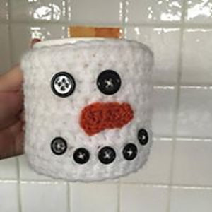 Free Easy Crochet Patterns for Christmas Themed Mug Cozy