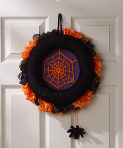 Halloween Crochet Wreaths