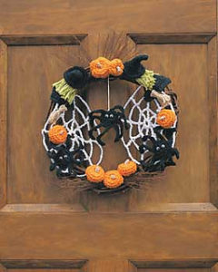 Halloween Crochet Wreaths