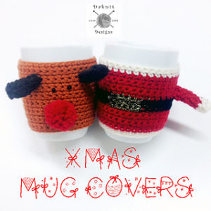 Free Easy Crochet Patterns for Christmas Themed Mug Cozy