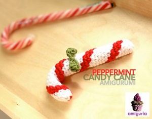 Crochet Peppermint Christmas Ornaments