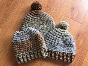 Messy Bun Hat Free Crochet Patterns