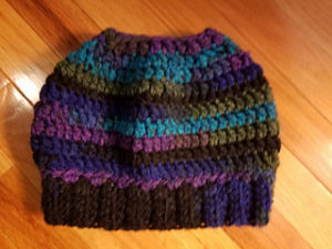 Messy Bun Hat Free Crochet Patterns