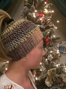 Messy Bun Hat Free Crochet Patterns