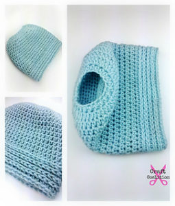 Messy Bun Hat Free Crochet Patterns