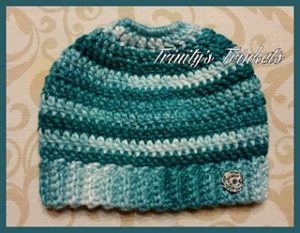 Messy Bun Hat Free Crochet Patterns