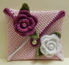 Free Patterns of Crochet Envelope for Valentine's Day