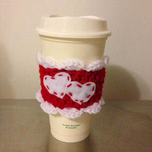 Free Easy Crochet Patterns for Valentine's Day Cup Cozy