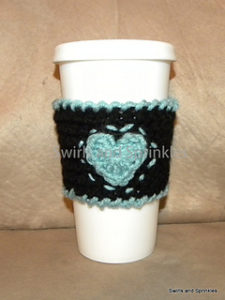 Free Easy Crochet Patterns for Valentine's Day Cup Cozy