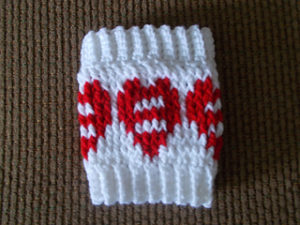 Free Easy Crochet Patterns for Valentine's Day Cup Cozy