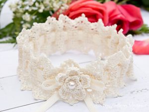 Free Easy Crochet Patterns for a Bridal Garter/ Wedding Garter