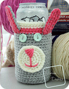 Free Crochet Patterns for Bunny Easter Mug Cozy/ Cup Cozy/ Bottle Cozy