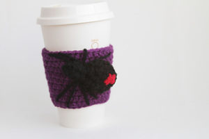 Free Crochet Patterns for Halloween Cup Cozy, Mug Cozy, Jar Cozy