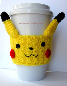 Free Crochet Patterns for Pokemon Mug Cozy & Cup Cozy