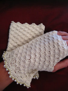 Free Crochet Patterns for Bridal Gloves or Wedding Gloves