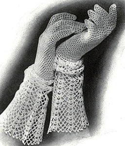 Free Crochet Patterns for Bridal Gloves or Wedding Gloves