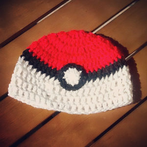 Pokemon Inspired Free Crochet Patterns for Pokeball Hats