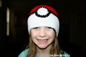 Pokemon Inspired Free Crochet Patterns for Pokeball Hats