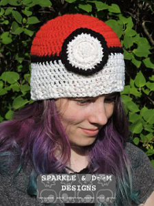 Pokemon Inspired Free Crochet Patterns for Pokeball Hats