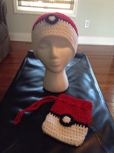 Pokemon Inspired Free Crochet Patterns for Pokeball Hats