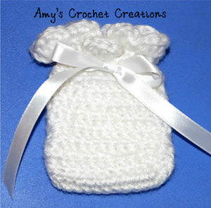 Free Crochet Patterns for Wedding Favor Bags & Wedding Favor Sachets