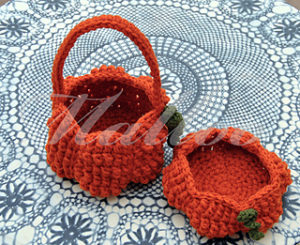 Free Crochet Patterns for Pumpkin Halloween Trick or Treat Bags