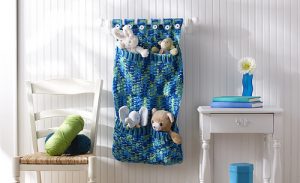 Free Crochet Patterns for Hanging Wall Organizer