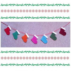 Free Crochet Patterns Stocking Christmas Banner