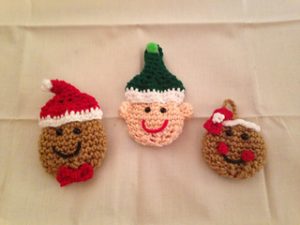 Free Crochet Patterns for Gingerbread Man Ornaments