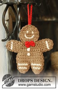 Free Crochet Patterns for Gingerbread Man Ornaments