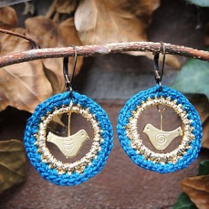 Free Crochet Patterns for Crochet Earrings with Hoops