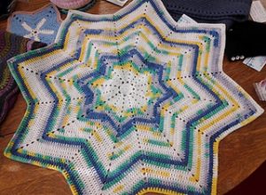 Star Crochet Baby Blanket Free Crochet Patterns