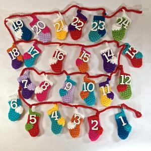 Christmas Advent Calendar for Gift Keeping Free Crochet Patterns