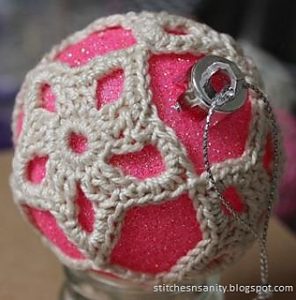 Designer Christmas Baubles Free Crochet Patterns