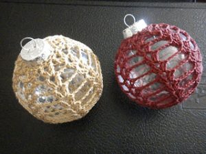Designer Christmas Baubles Free Crochet Patterns