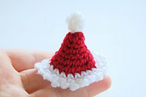 Free Crochet Patterns for Santa Hat Ornament