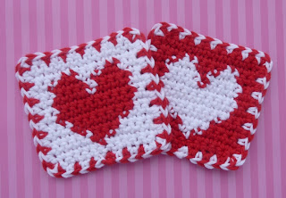 Free Heart Coaster Crochet Pattern - Hooked On Patterns