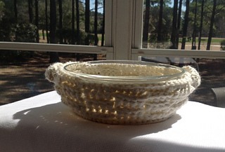 Make a Microwave Bowl Cozy / Potholder, Peggy Hazelwood