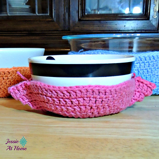 Soup Bowl Cozy Crochet Pattern - #AC05197